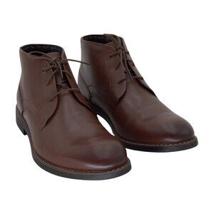 Rockport Men's Classic Break Chukka, Dark Brown Leather, Size 14